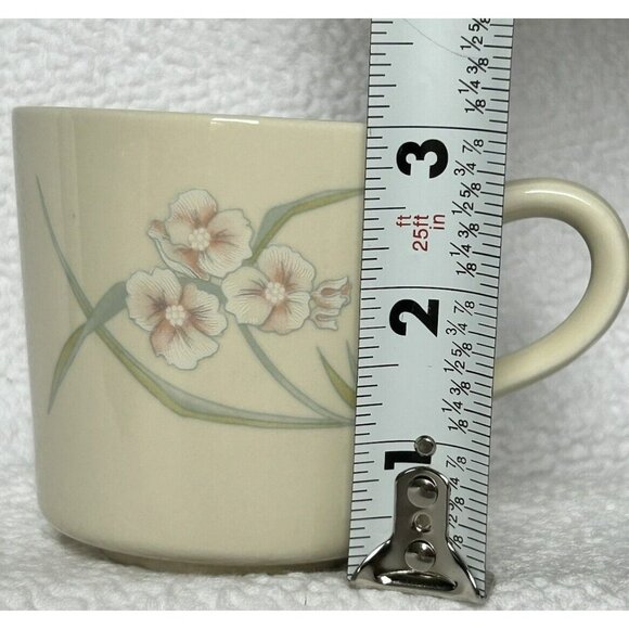 Corelle By Corning Coffee Cups Spring Pond Pattern Introduced 1985 Set Of Three - Picture 10 of 11